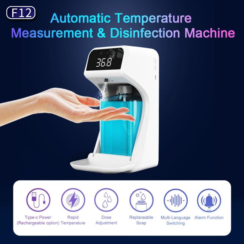 High Quality Temperature Detection Automatic Hand Soap Dispenser 1000ml