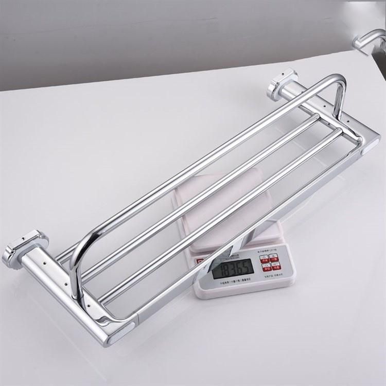 New Design Aluminum Gold Color Towel Shelf Bathroom Accessories Set