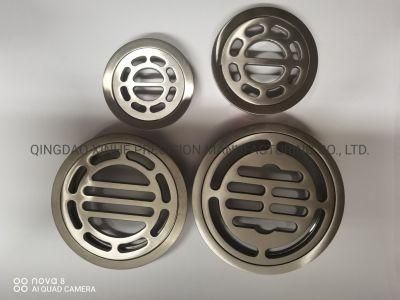 2&quot;-10&quot;Stainless Steel Round Solid Grate with PVC Collar