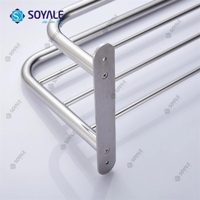 SS304 24" Commercial Towel Rack with Chrome Finishing Sy-1025