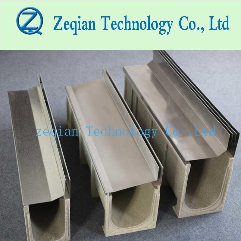 Sloting Cover for Polymer Edge Drain Trench
