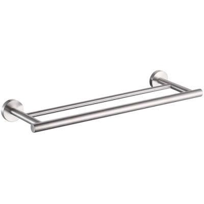 Bathroom Accessories Stainless Steel 304 Towel Holder Wall Mounted Double Towel Bars