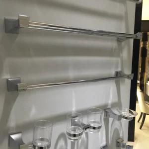 8052 Bathroom Accessories Modern Chrome Finish Single Towel Bar