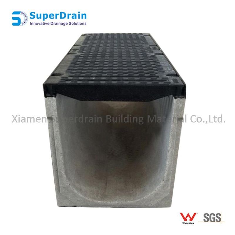 Polymer Material Gutter Cover Plastic Gutter Kitchen Sewer Manhole Cover for Drainage Channel