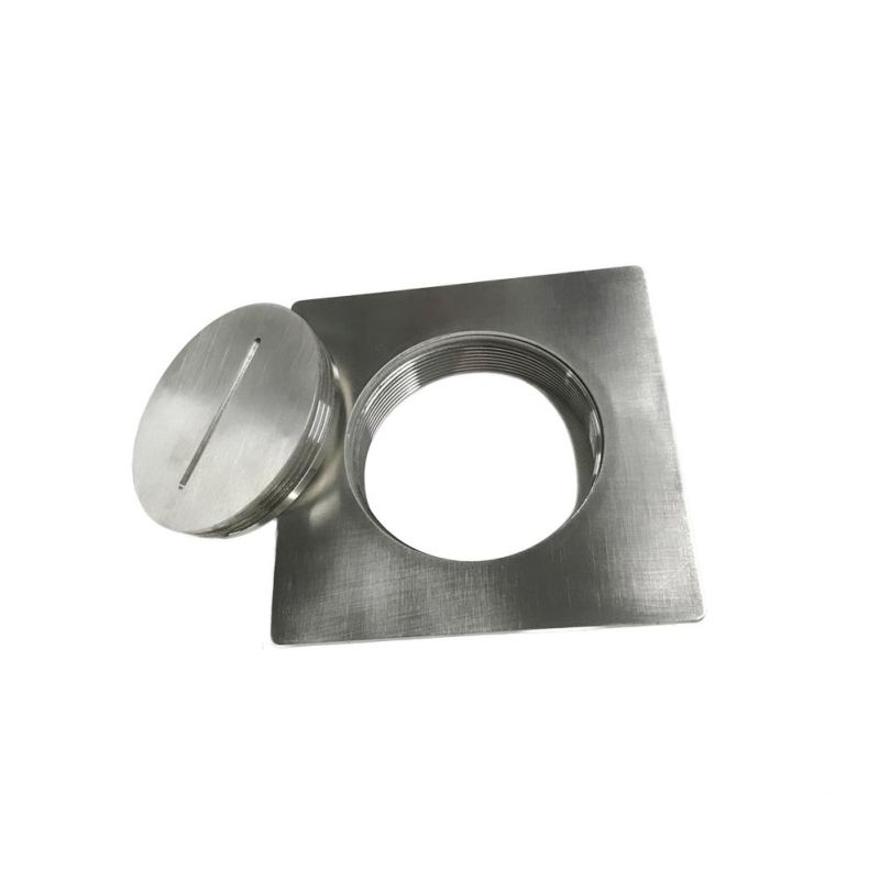 Stainless Steel Square Floor Drain Cleanout for Shower Drain CF-120