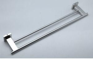 Bathroom Accessory Chrome Finishing Zinc Alloy and Stainless Steel Cup Corner Towel Bar Rack