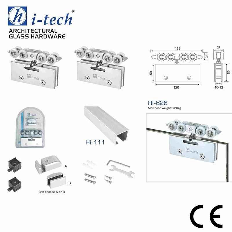 Hi-626 Balcony Sliding Shower Glass Door Roller Wheel Fittings