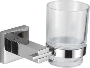 High Quality Wall Mounted Matt Black Bathroom Accessories Tumbler Holder Bathroom Cup Holder