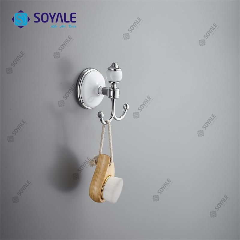 Double Robe / Towel Hook 9754-PC