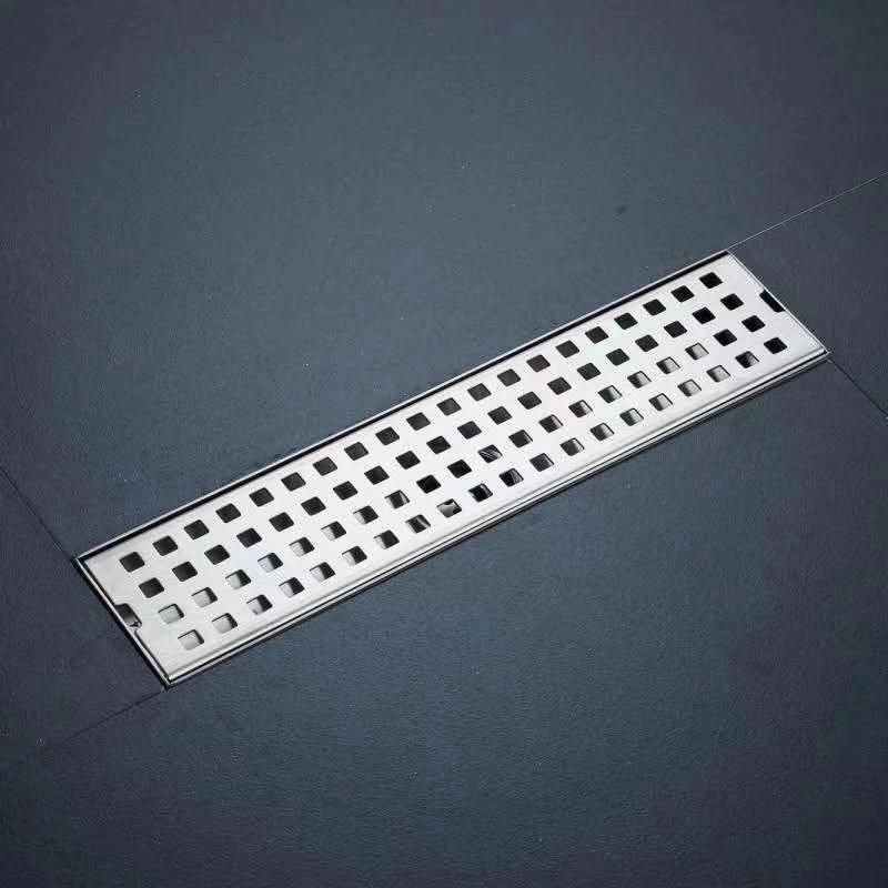 Black or Shinning Color SS304 Grilling Floor Drain for Public Places