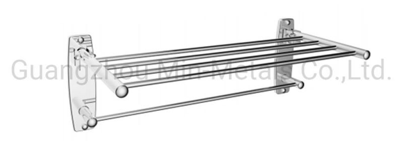 Stainless Steel Double Foldaway Towel Rack Mx-Tr08-109