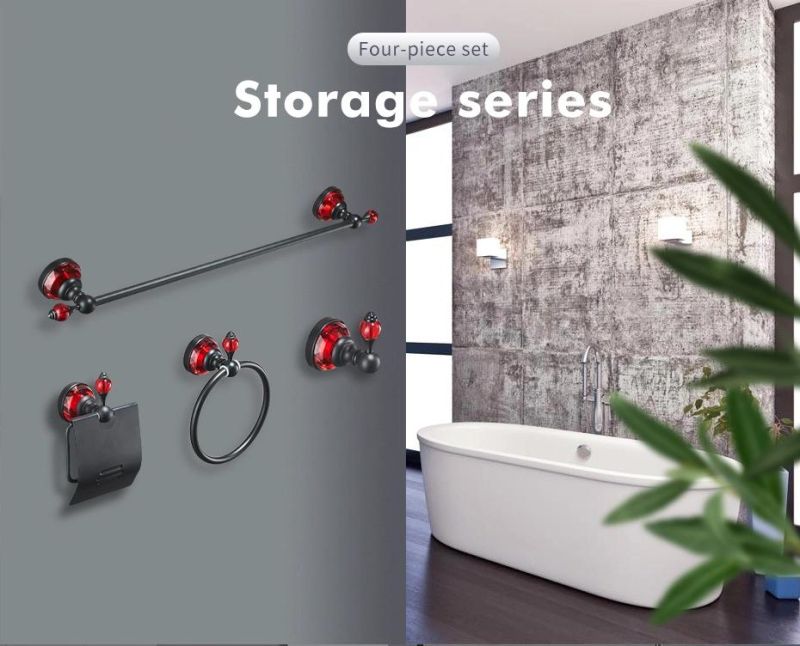 Flg Aluminum Material Four-Piece Set Space Bathroom Accessories