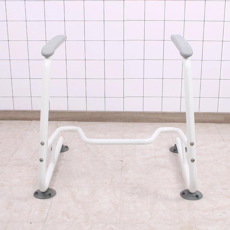 HS1510A/B Stand Alone Toilet Safety Rail, Heavy Duty Medical Toilet Safety Grab for Elderly in the Bathroom