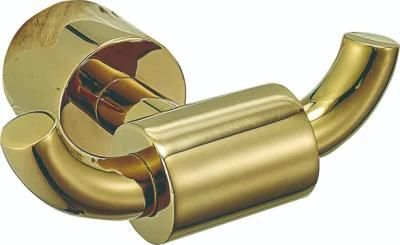 Bathroom Accessories Stainless Steel Brushed Gold Single Clothe Robe Hook