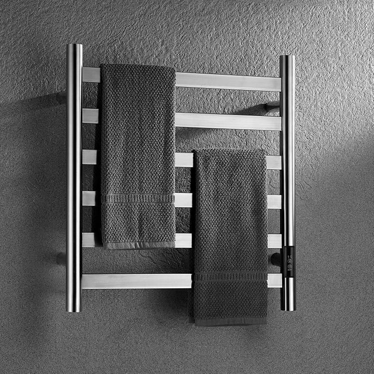 Kaiiy Modern Electric Heated Towel Rack Wall Mount Warmer Modern Towel Rack for Bathroom Accessories