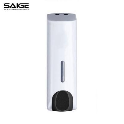 Saige 350ml Hotel Bathroom Wall Mounted Plastic Refillable Manual Hand Soap Dispenser