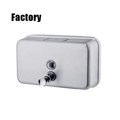 1000ml Soap Dispenser Stainless Steel Bathroom Customizable Portable Installation