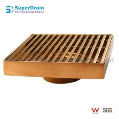 Bathroom Shower Concealed Square Anti-Odor 304 Stainless Steel Floor Drain