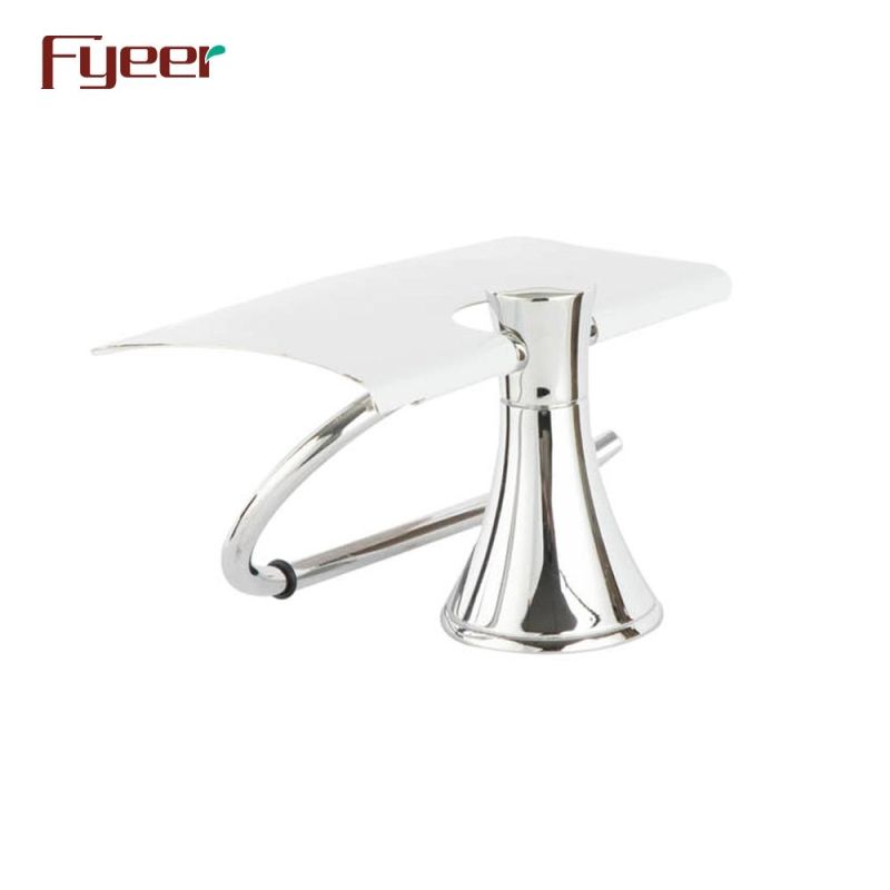 Fyeer Bathroom Accessory Brass Toilet Roll Paper Holder