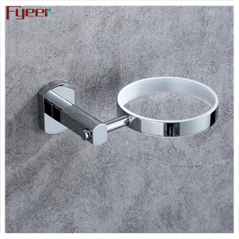 Fyeer High Quality Brass Toilet Brush Holder