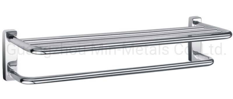 Stainless Steel Simple Double Towel Rack Mx-Tr05-101