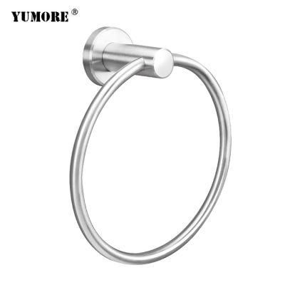 Hotel Bathroom Accessories 304 Stainless Steel Towel Holder Towel Ring