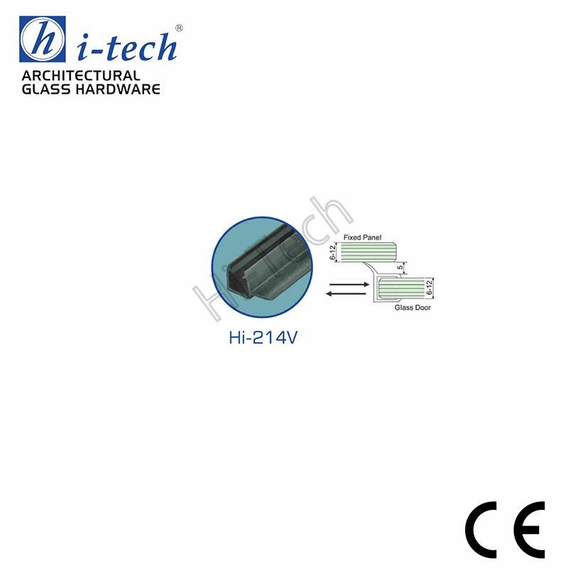 Hi-214 Extrusion Molding PVC Glass Door Transparent Sealing Strip