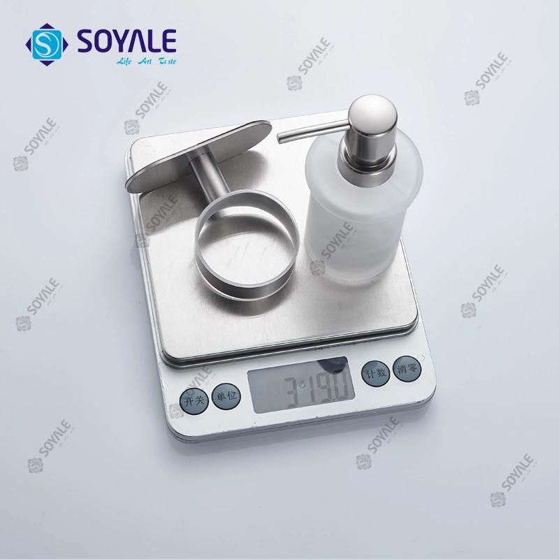 Stainless Steel 304 Soap Dispenser with -Ss Pump 3m Sticker Sy-6279