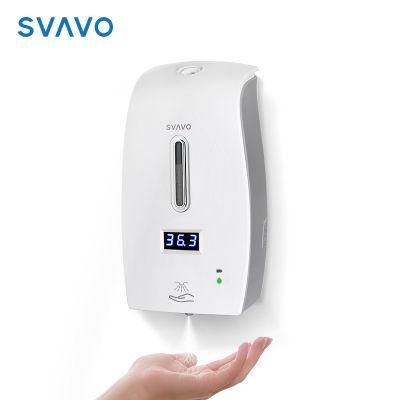 Svavo Wall Mounted Hand Free Soap Spray Liquid Dispenser for Train Station Usage