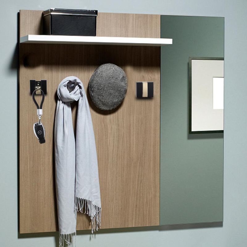 Space Aluminum Wall Hooks Heavy Duty Folding Coat Hooks Wall Towel Black Bathroom Hooks for Hanging Coats, Keys, Hat, Scarf, Bag