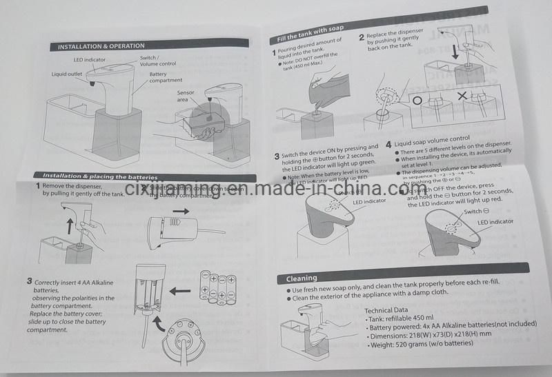 Jm0175A-Bt-804 Alcohol Spray Automatic Touchless Spray Dispenser