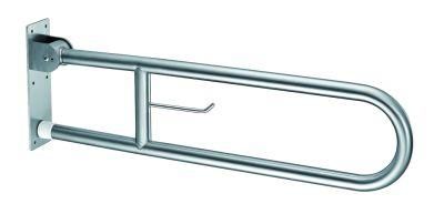 Bathroom Accessories Stainless Steel Safety Handrail Grab Bar for Disabled with Paper Holder