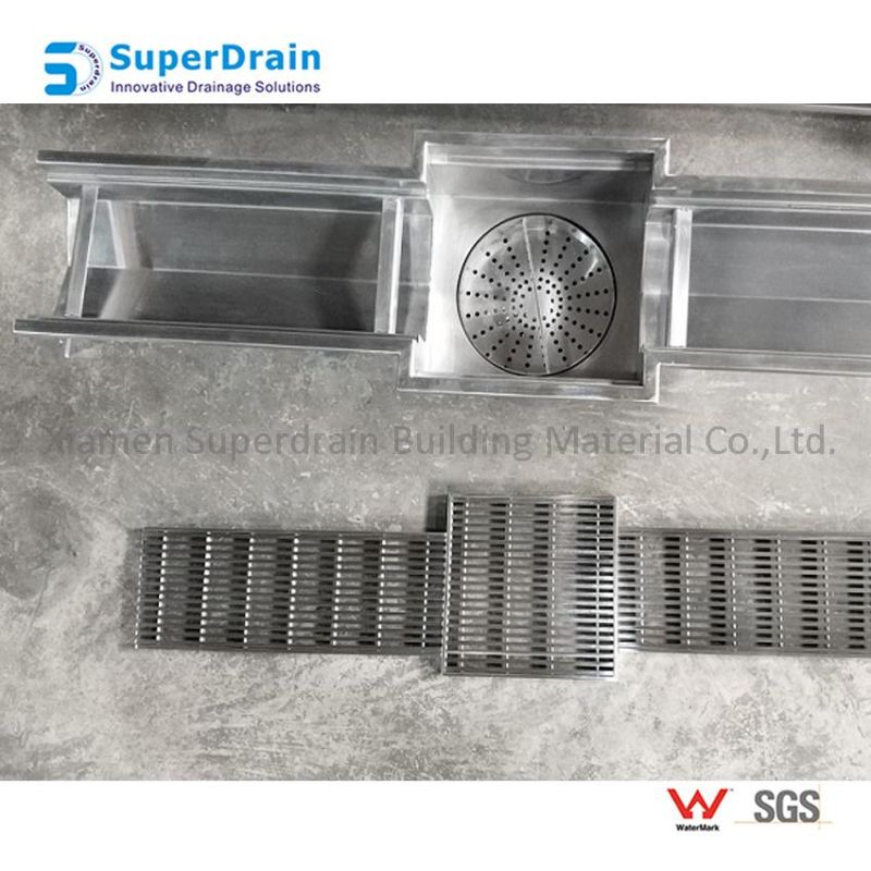 Stainless Stee Sliver Shower Floor Drain Cover for Bathroom Kitchen Food Industry