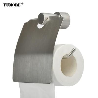 Kitchen Office Jumbo Wrapping Chrome Cast Iron Self Adhesive Toilet Paper Holder