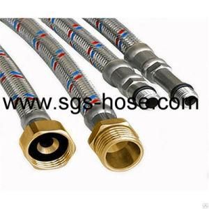 F1/2 Ss Flexible Rubber Water Tubing Hose with Connector