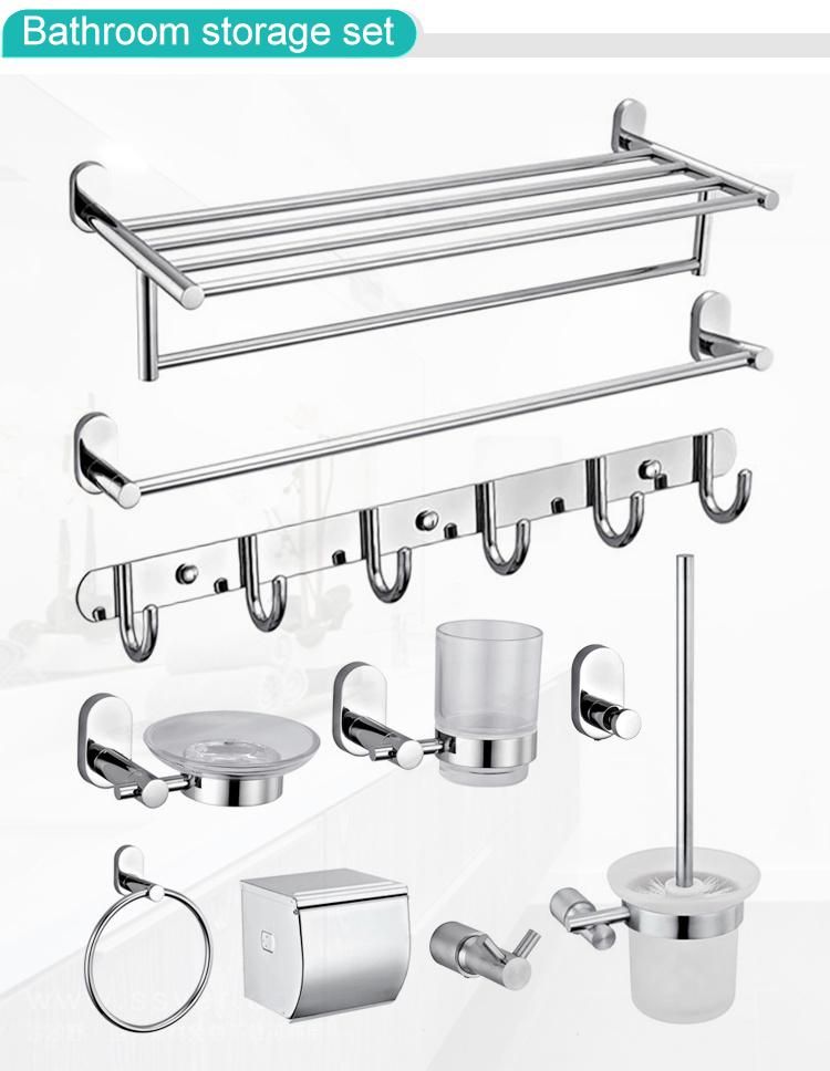 Stainless Steel Bathroom Accessories 304 Polished or Brushed Finish No Chrome No Rust