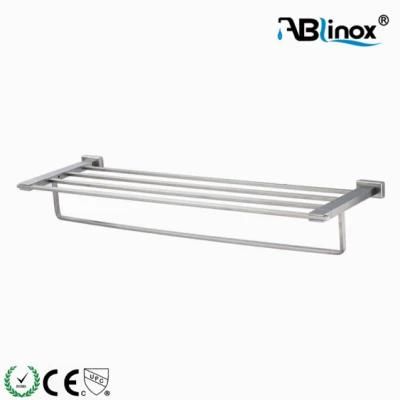 Bathroom Brushed SUS 304 Stainless Steel Single Towel Holder Towel Bar Brushed