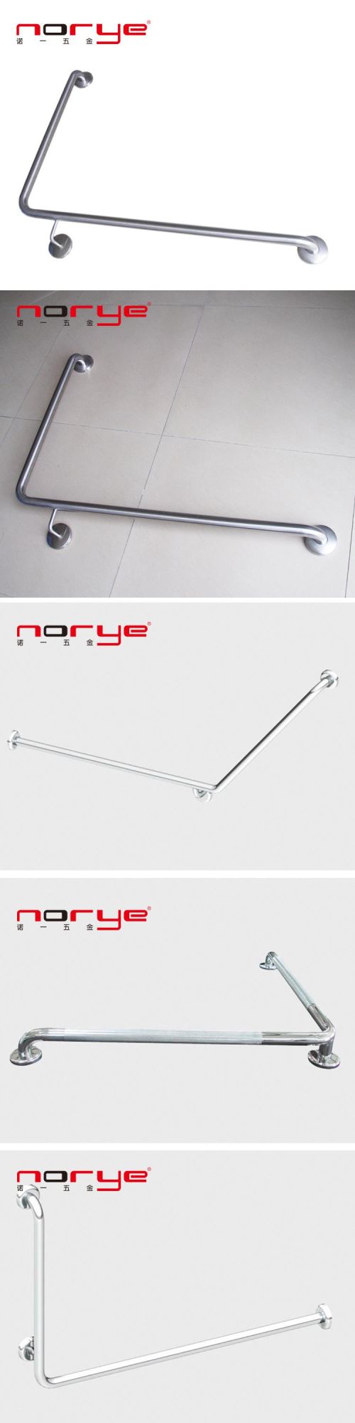 Stainless Steel Brushed Bathroom Safety Disabled Toilet Grab Bar Wall Mounted