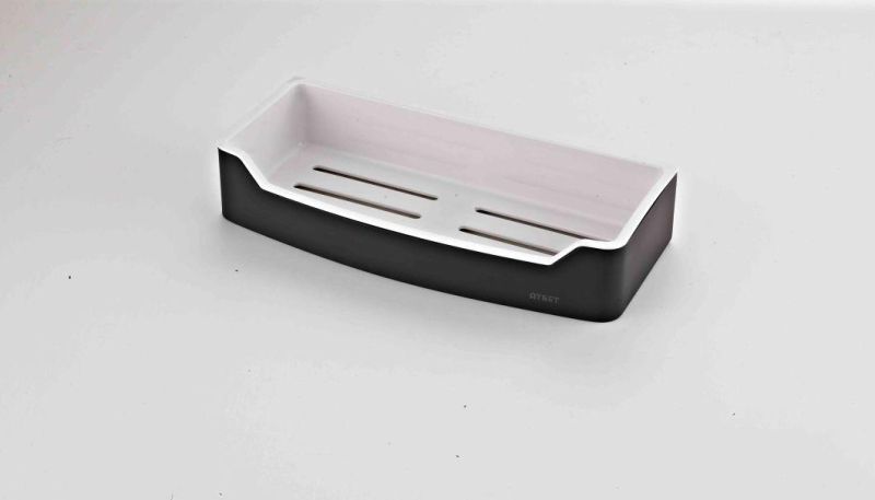 Bathhroom Square Single (AW-98111BW) Black and White Basket