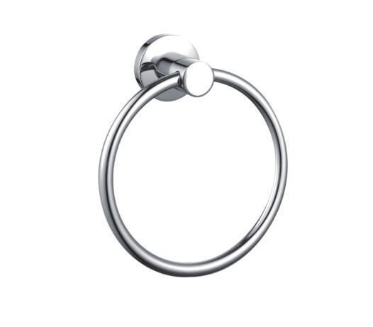 Round Style Solid Brass Polished Chrome Toilet Roll Paper Holder Tp Holder