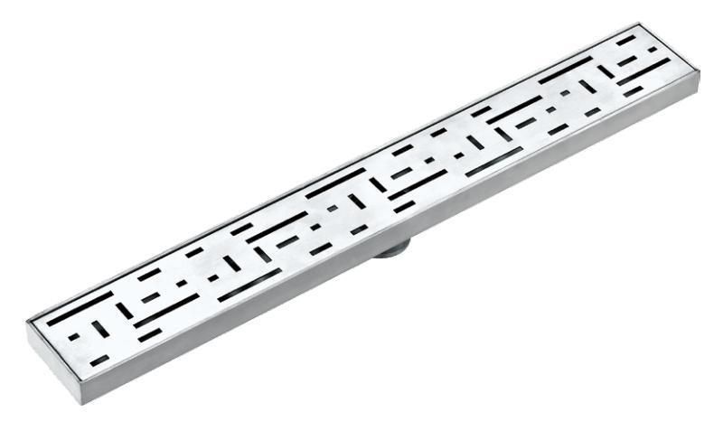 304 Stainless Steel Anti-Odor Gold Long Linear Shower Floor Drain Bathroom Drainer