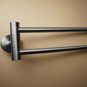 Wall Mounted 304 Stainless Steel Swivel Towel Rail