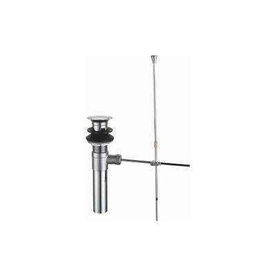 Waterworks Chrome Plated ABS Body Bathroom Sink/Lavatory Pop-up Drain with Ball Lift Rod Without Overflow Cupc