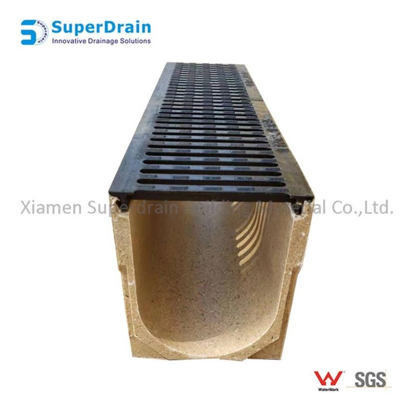 Prevent Dirt Depositionrecast Resin Concrete Drainage Gutter Throat