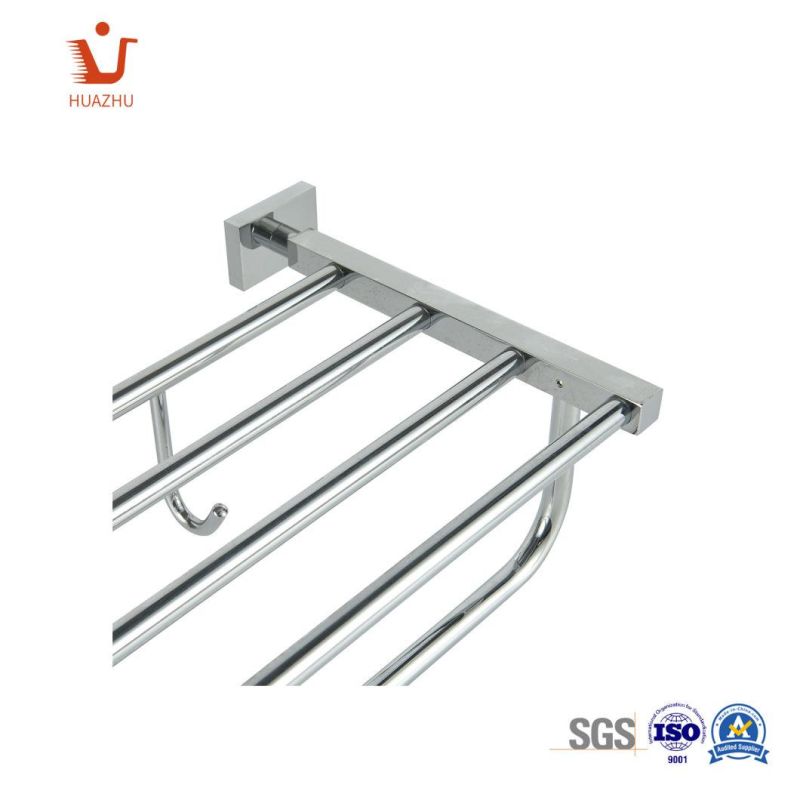 Modern Wall Mounted Towel Shelf Towel Bar for Bathroom High Quality