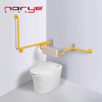 Grab handle Handle Stainless Steel Grab Bar with Backrest Toilet Bathroom Wall Mounted