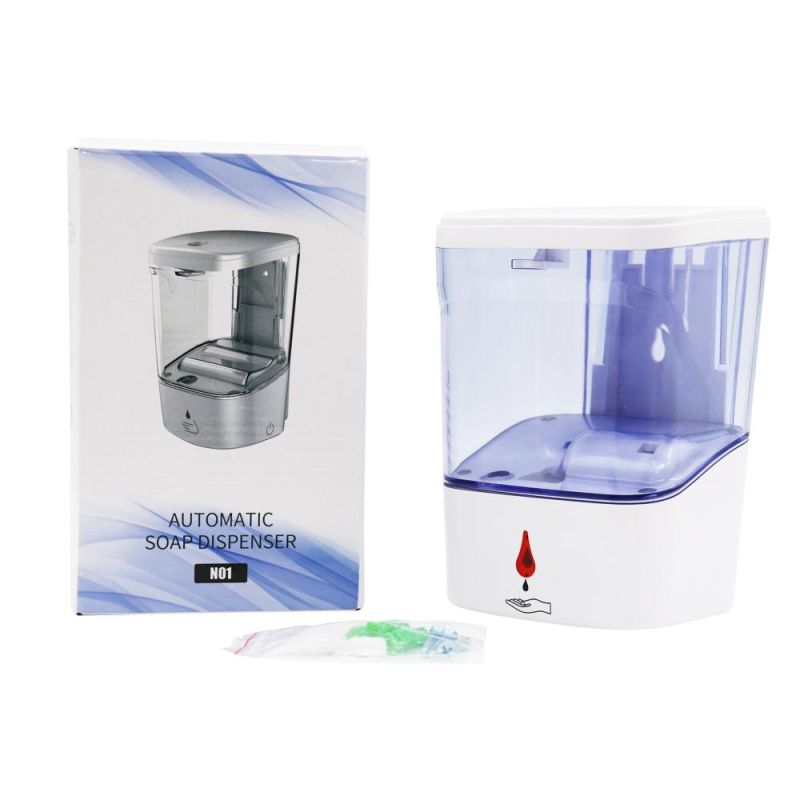 ABS Auto Touchless Foam Spray Liquid Wall Mounted Automatic Hand Sanitizer Stand Sensor Dispenser