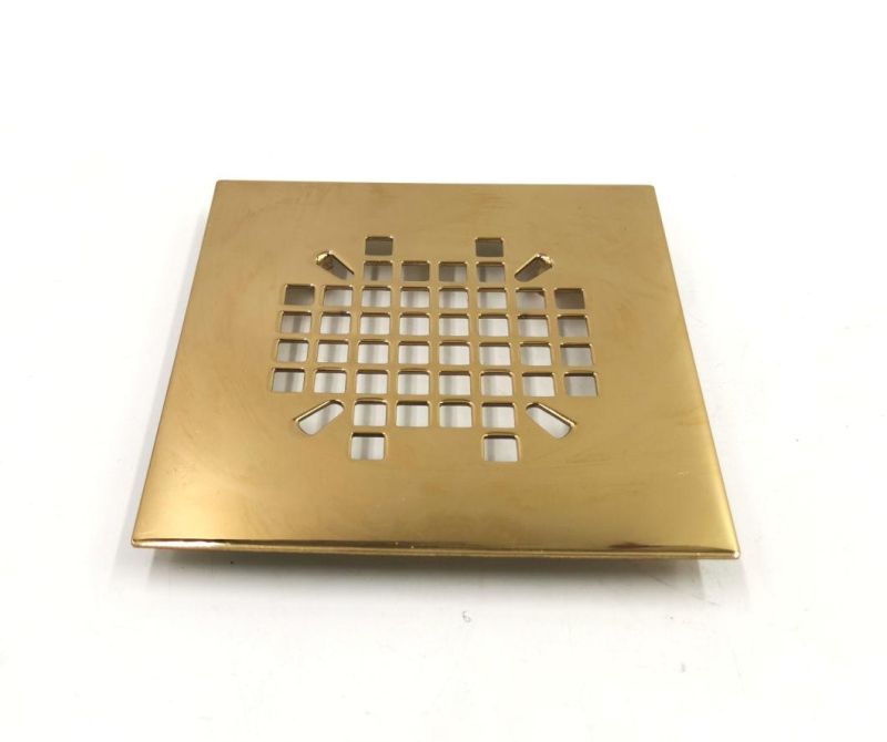 Golden Imitation Plating Stainless Steel Shower Drain