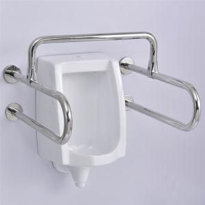 Bathroom Vanity Safety Anti-Skid ABS Handrail Stainless Steel Grab Bar Stainless Steel Urinal Handicap Steel Grab Bar for Elderly Wn-S09