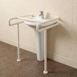 Handicap Toilet Rail Grab Bar with Security Pole